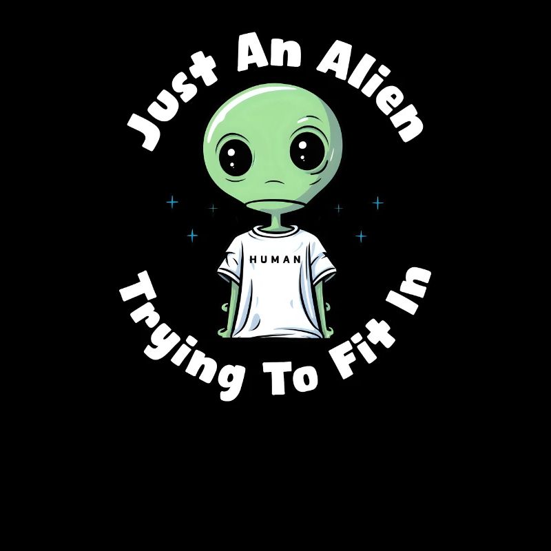 Alien Enlèvement Alien Essayant De S’intégrer