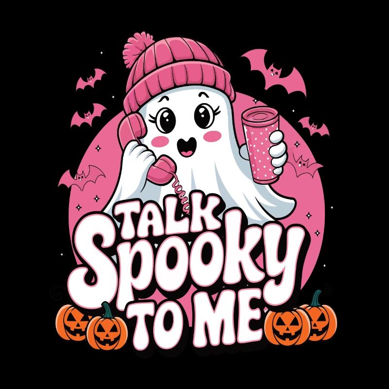 Halloween Ghost Funny Talk Effrayant pour moi