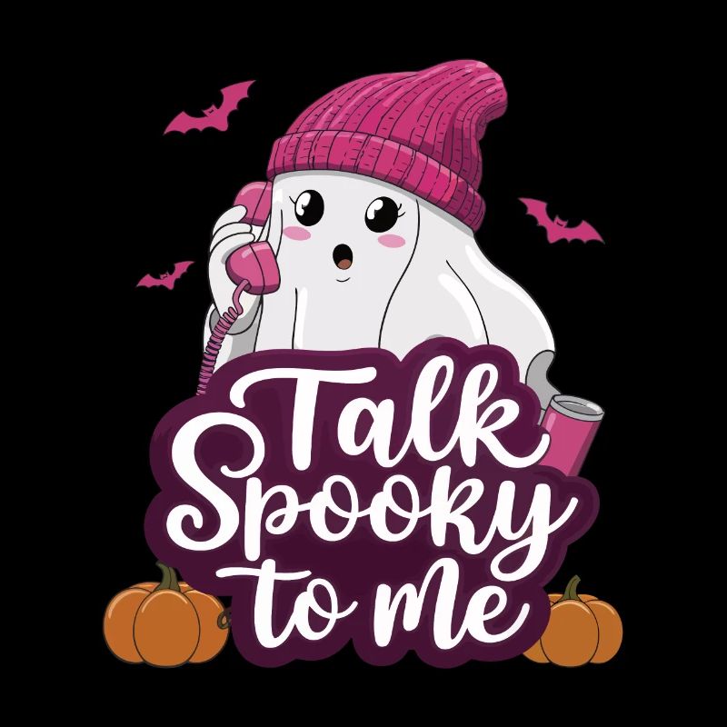 Halloween Ghost Funny Talk Effrayant pour moi