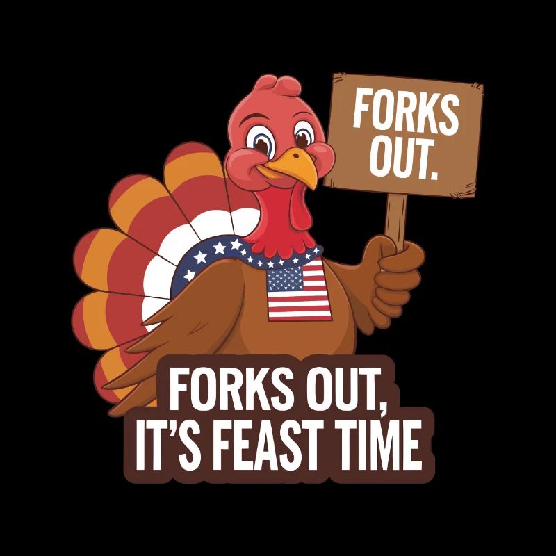 Dinde drôle de Thanksgiving