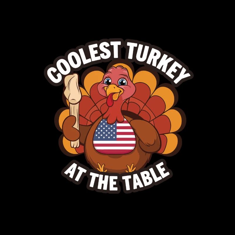 Dinde drôle de Thanksgiving