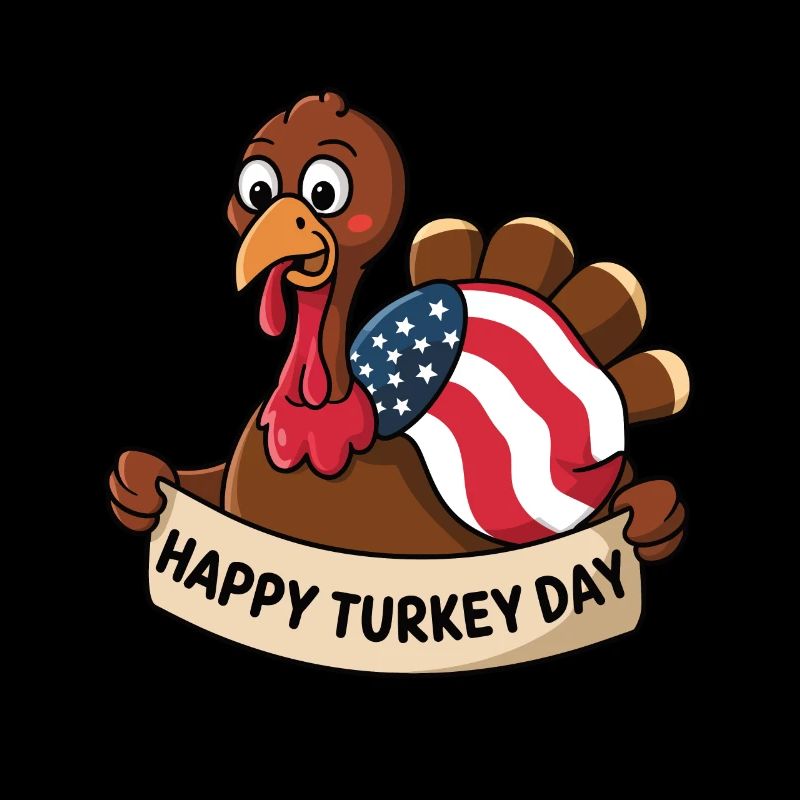 Dinde drôle de Thanksgiving