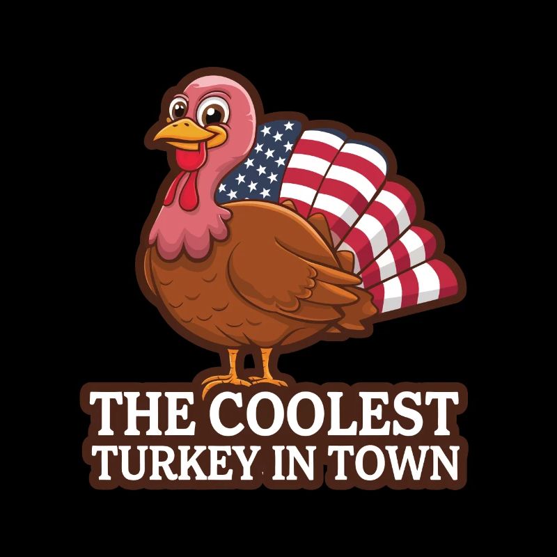 Dinde drôle de Thanksgiving