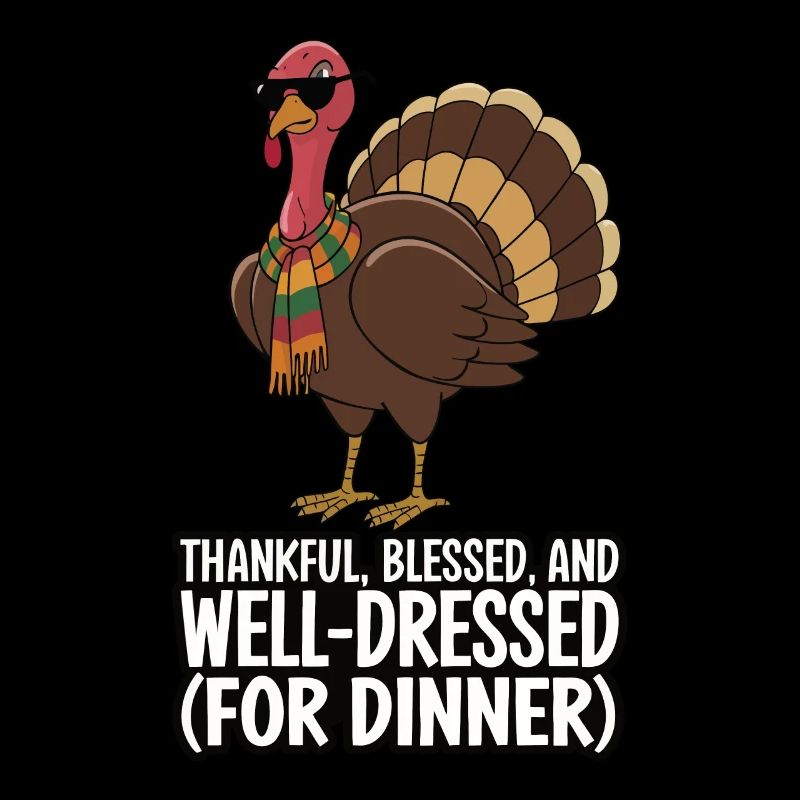 Dinde drôle de Thanksgiving