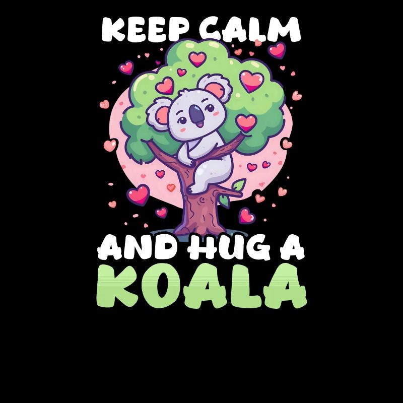 Koala Bleib ruhig und umarme einen Koala