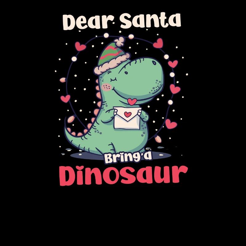 Dinosaurier-Weihnachten Lieber Weihnachtsmann, bring einen Dinosaurier mit