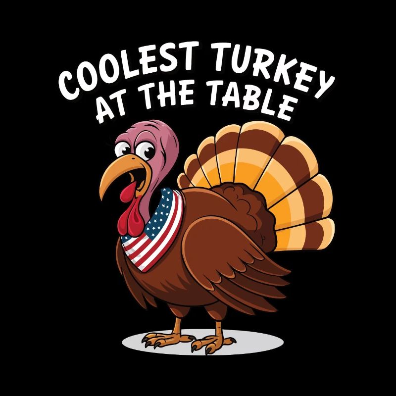 Dinde drôle de Thanksgiving