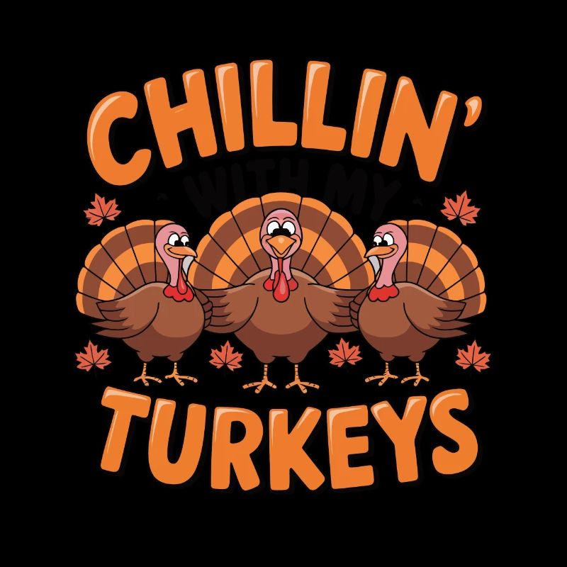 Dinde drôle de Thanksgiving