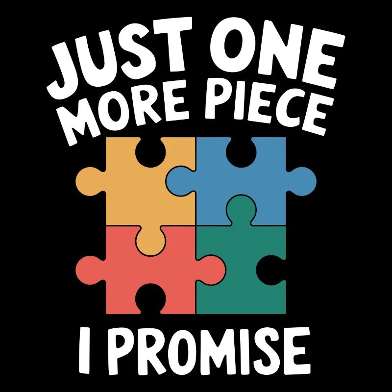 Nur noch ein Teil, ich verspreche ein lustiges Puzzle