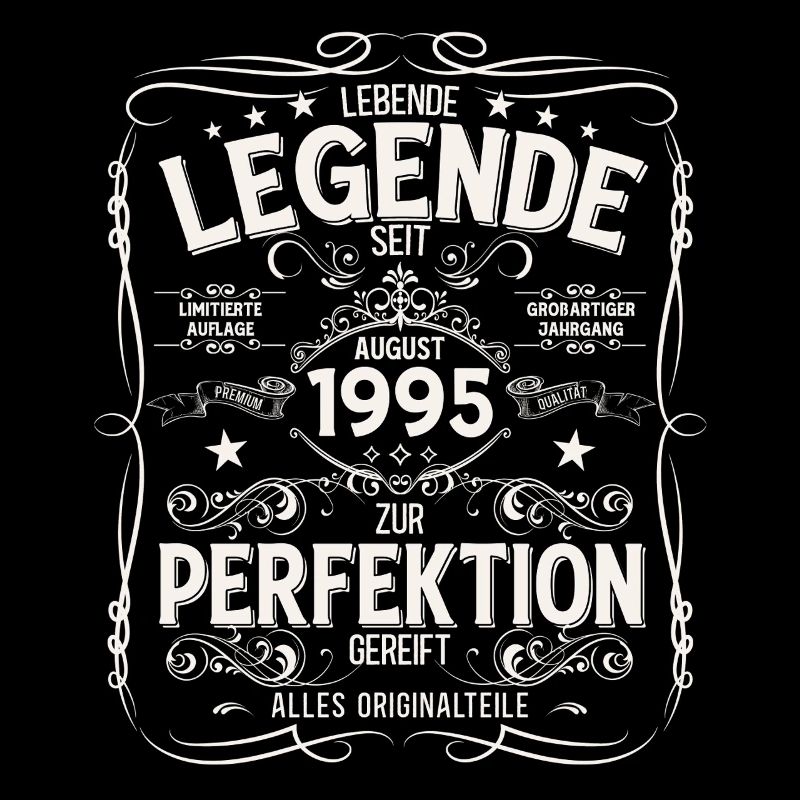 30. Geburtstag Geschenk Mann Legende August 1995