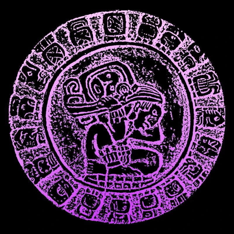 INKA Pyramide Maya Hieroglyphen