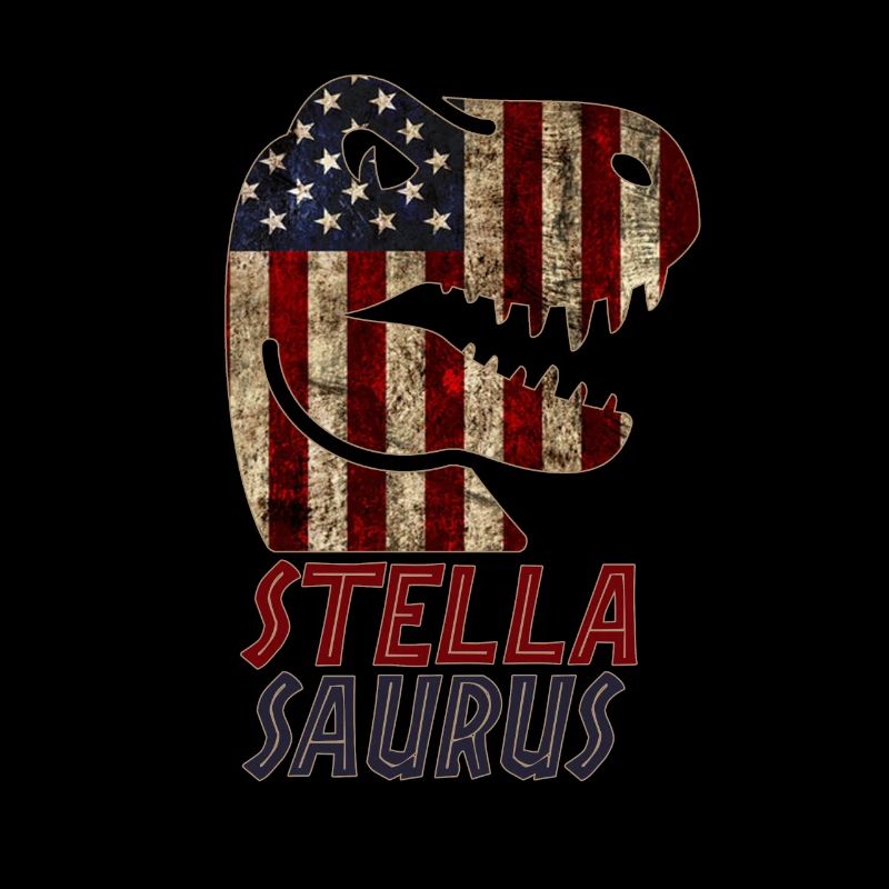Patriotic Stella Dinosaur Stellasaurus