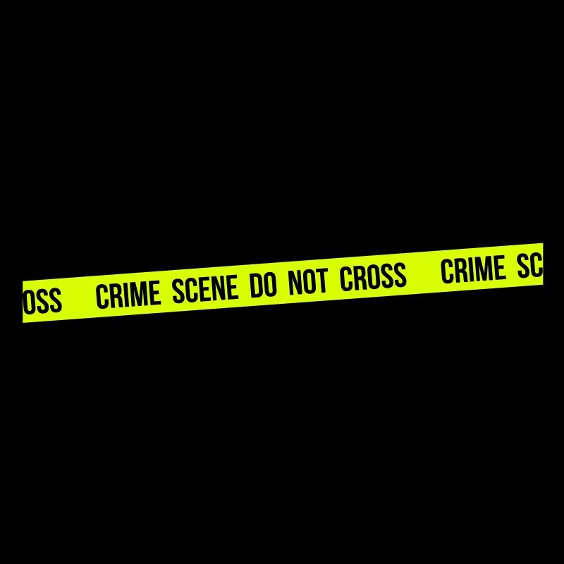 Crime scene do not cross