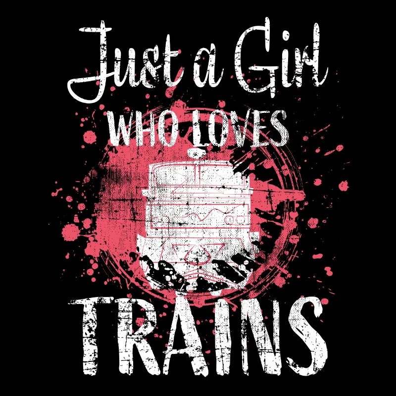 Zug Eisenbahn Mädchen