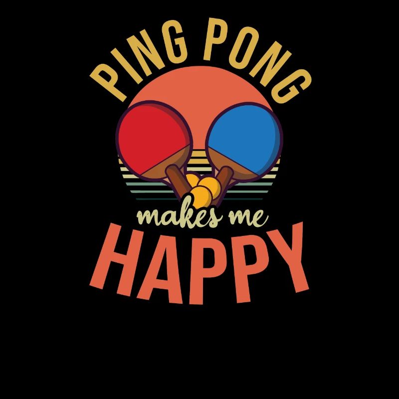 Tennis de table Ping Pong Me rend heureux