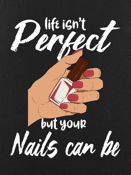 Nail technician fingernails