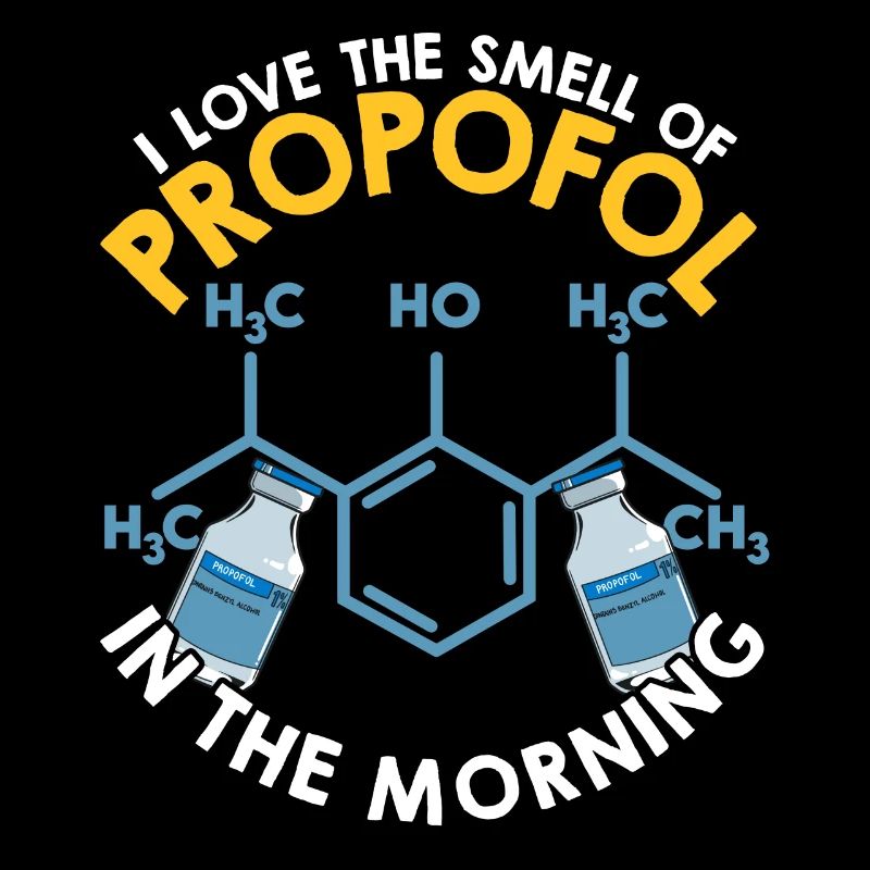 J’adore l’odeur du propofol le matin