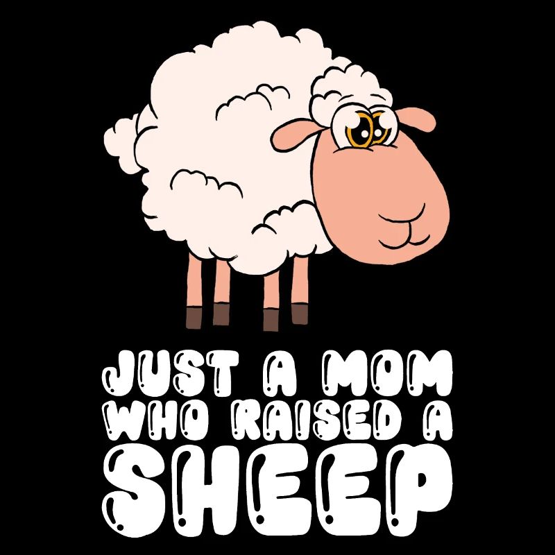 Nur Eine Mutter, Die Ein Schaf Aufgezogen Hat