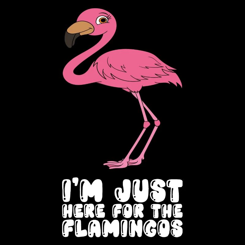 Funny flamingo graphics