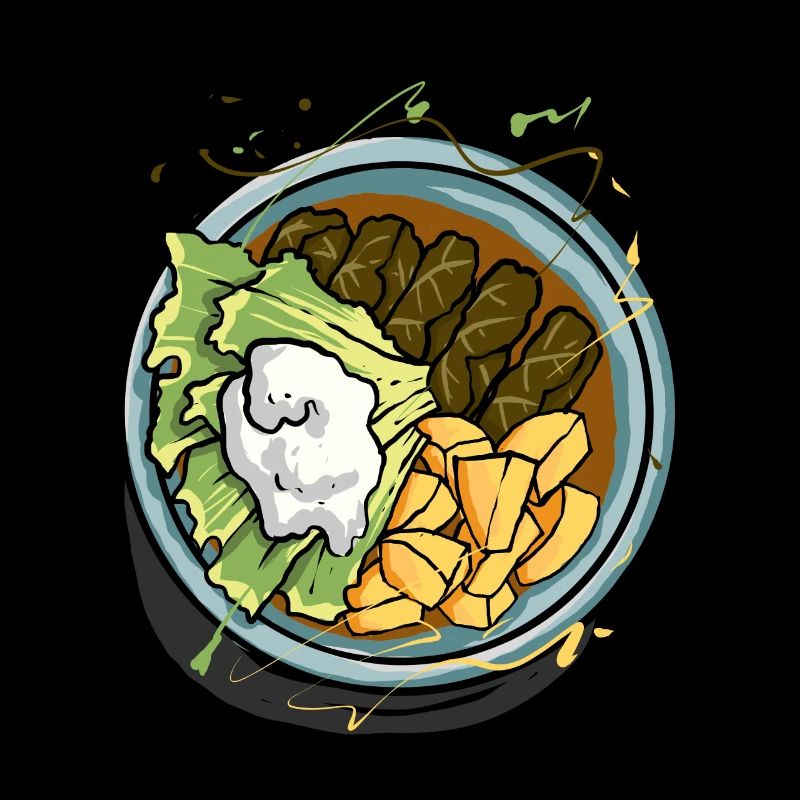 Dolma turc traditionnel avec pomme de terre