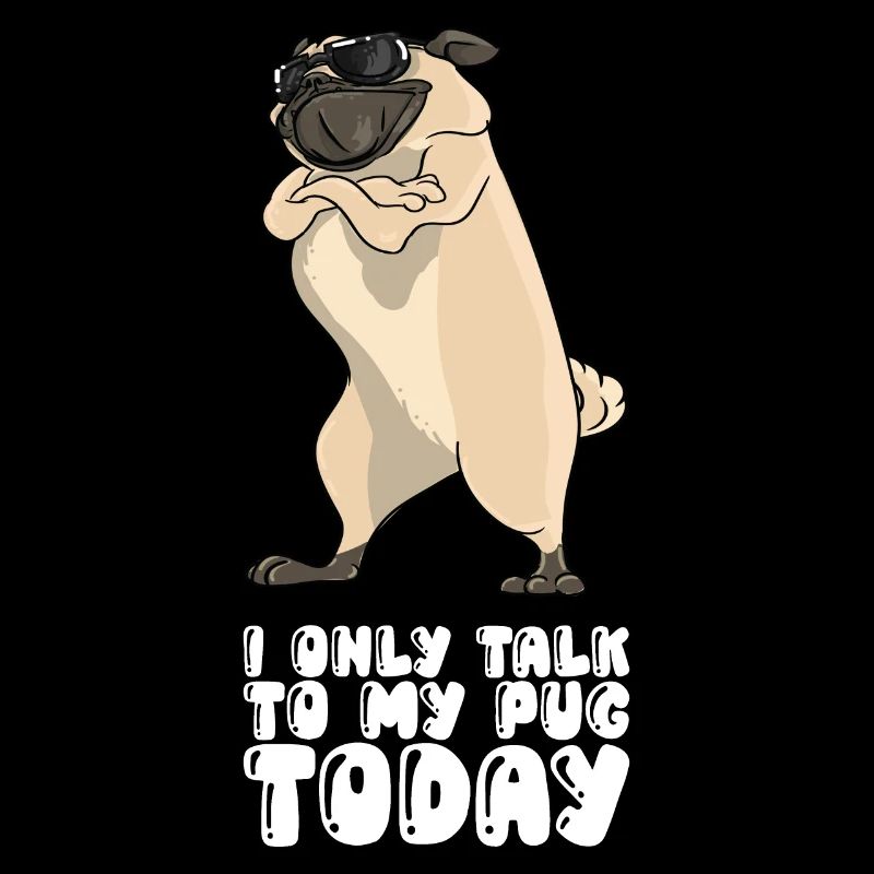 I Only Talk To My Pug Today
