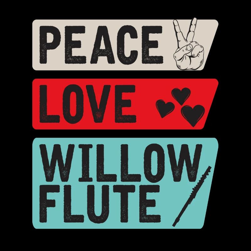 Peace Love Willon Flute Instrument