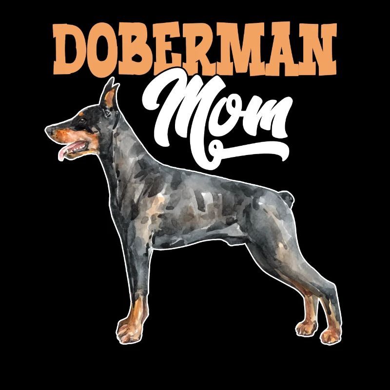 Dobermann Hund Dobermann Mutter