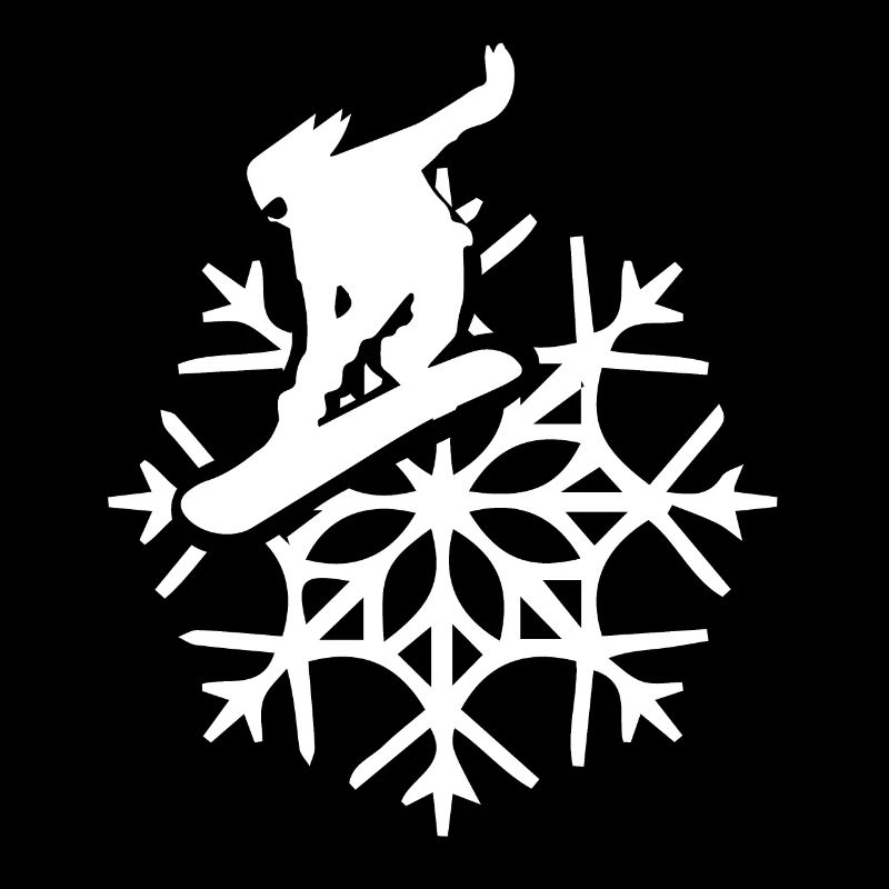 Flocon de neige - Snowboard - (3)