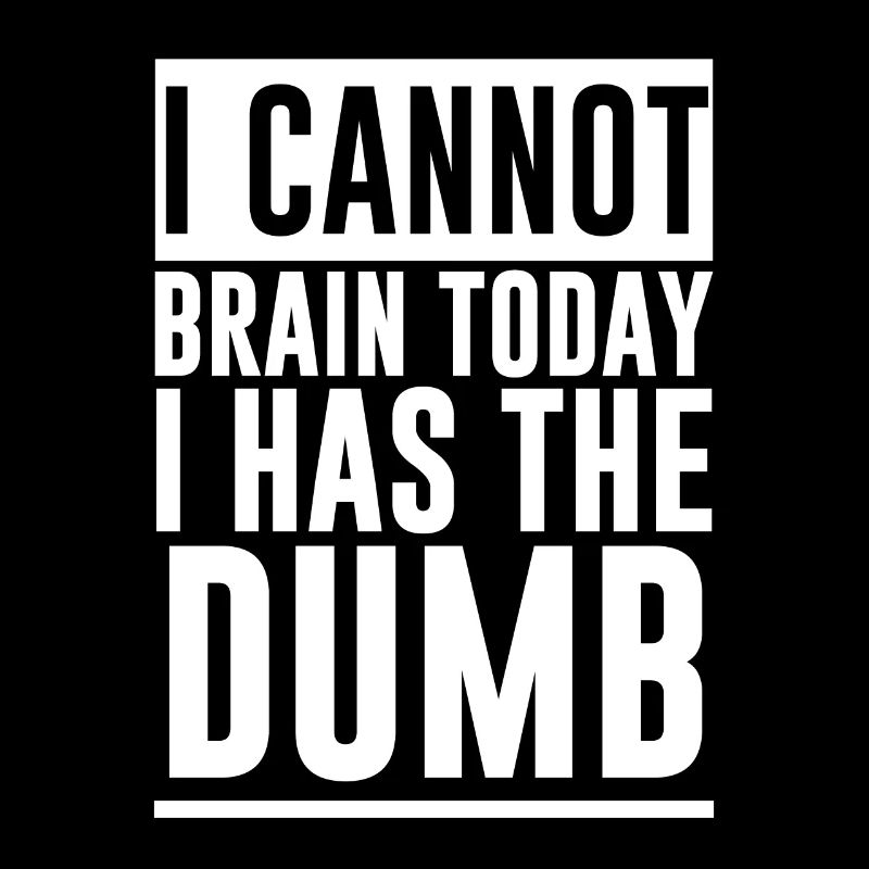 I Cannot Brain Today I Has The Dumb 2