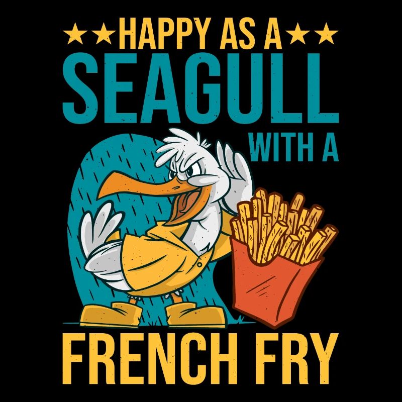 Heureux comme une mouette avec une frite 2