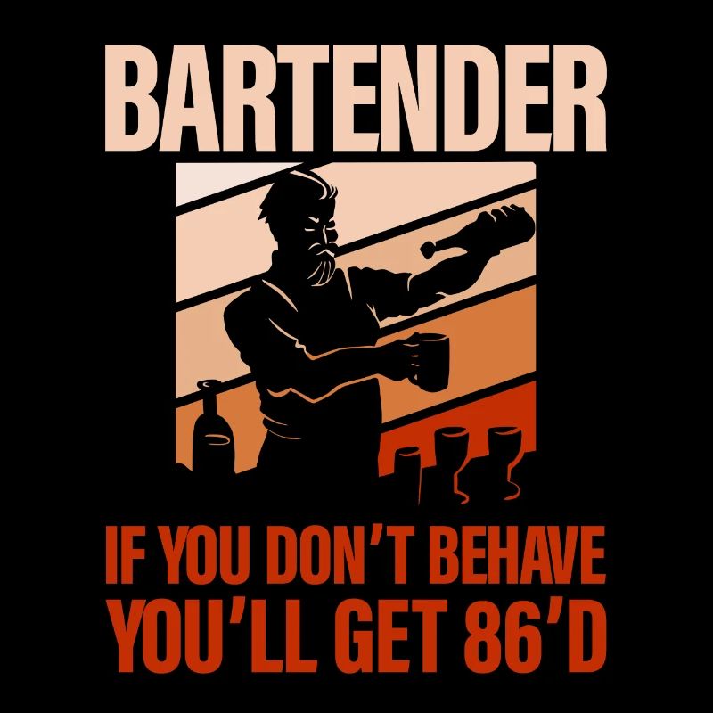 Barman, si vous ne vous comportez pas, vous obtiendrez 86'd 2