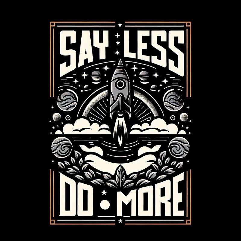 Say Less Do More 12