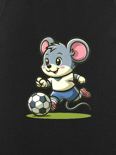 Cute Soccer Player Mouse