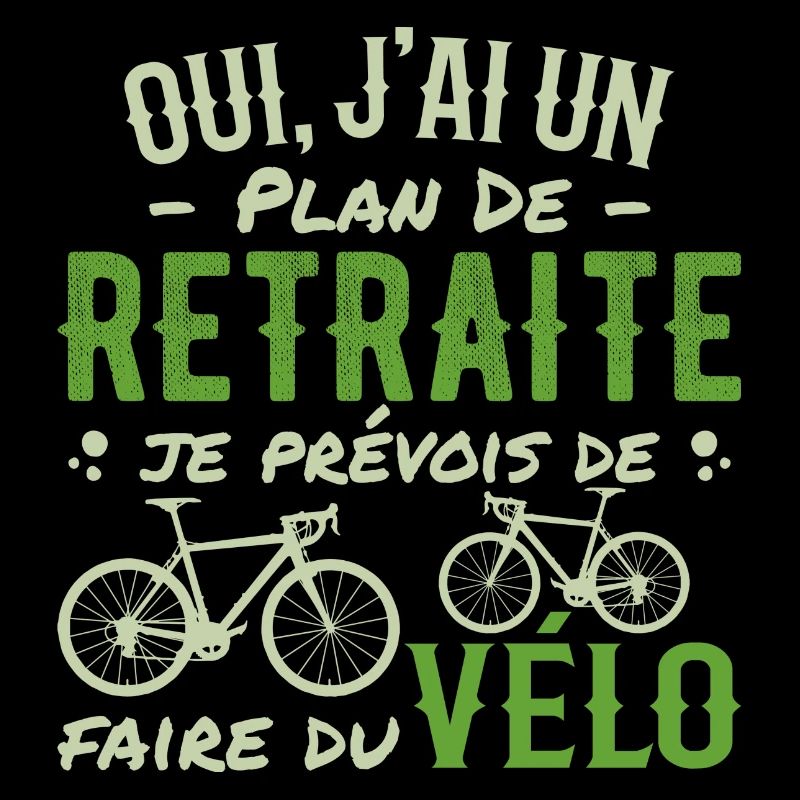 Plan De Retraite Cycliste Retraité Cyclisme Vélo