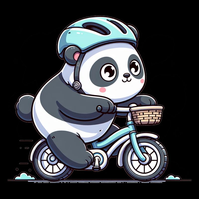 Mignon cycliste panda