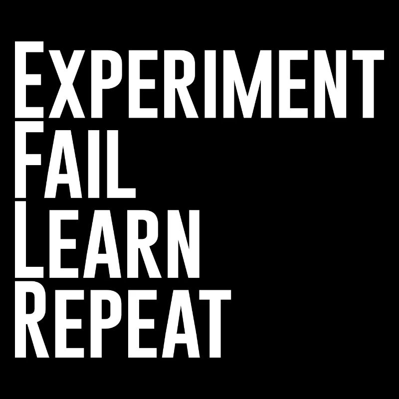 Expérimenter, Échouer, Apprendre, Répéter