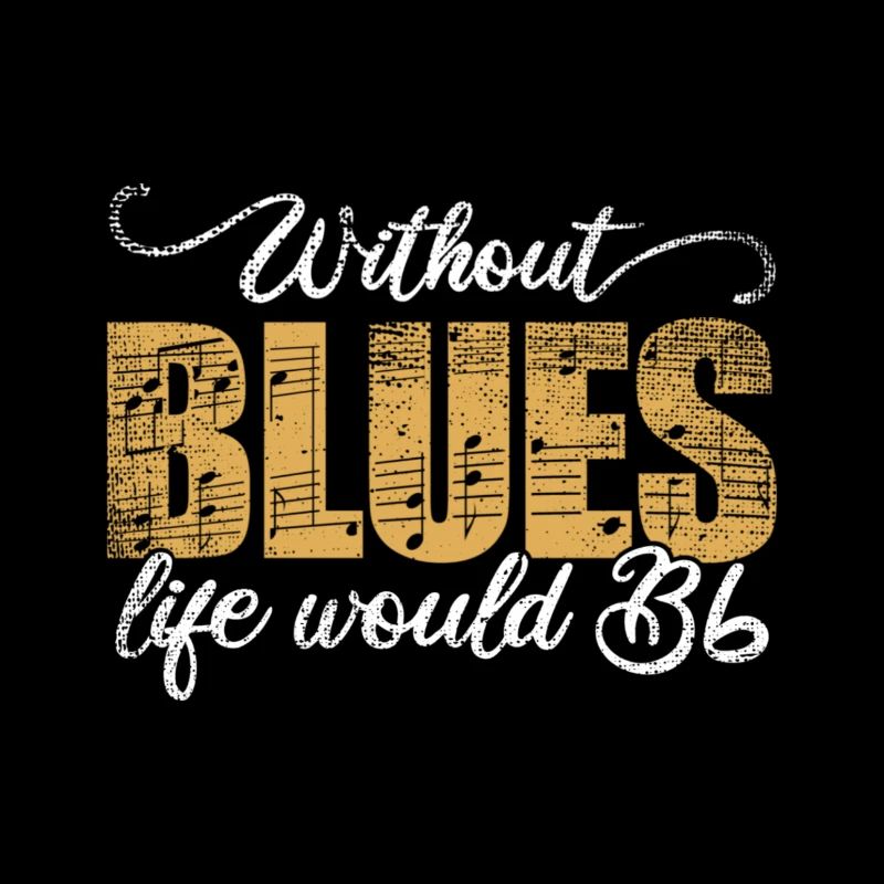 Ohne Blues würde das Leben ein flaches Geschenk sein