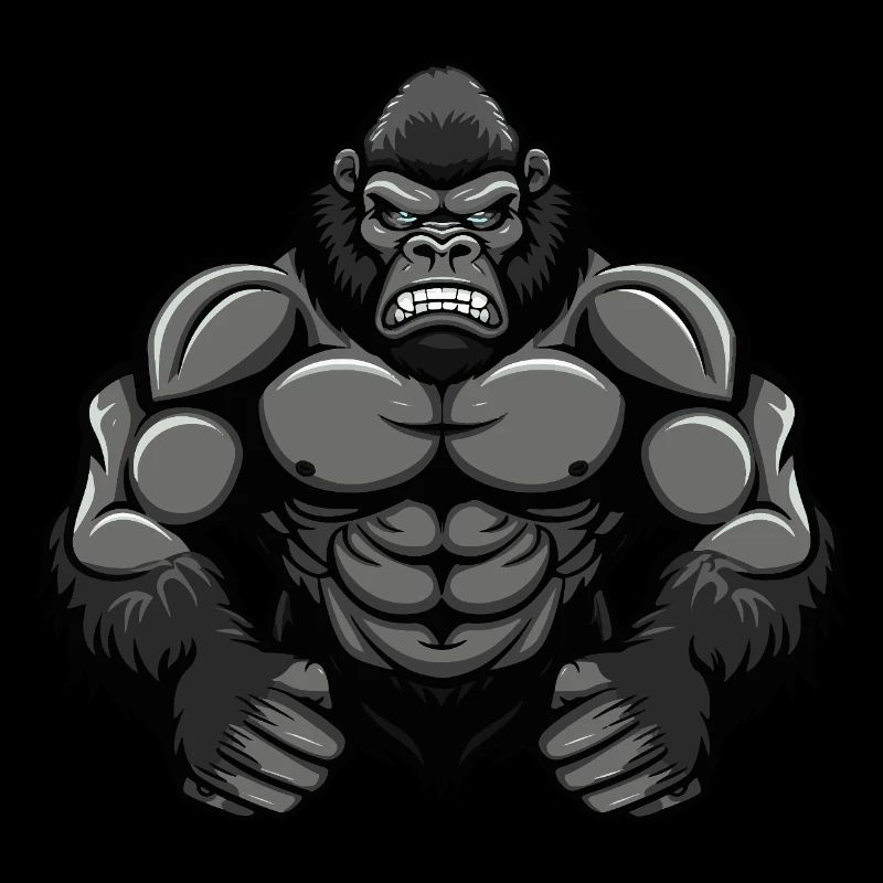 Gorilla Muscles Bodybuilding