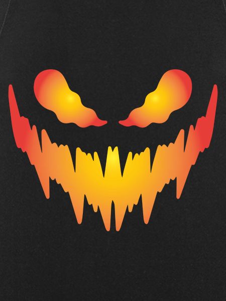 Fiery Pumpkin Face
