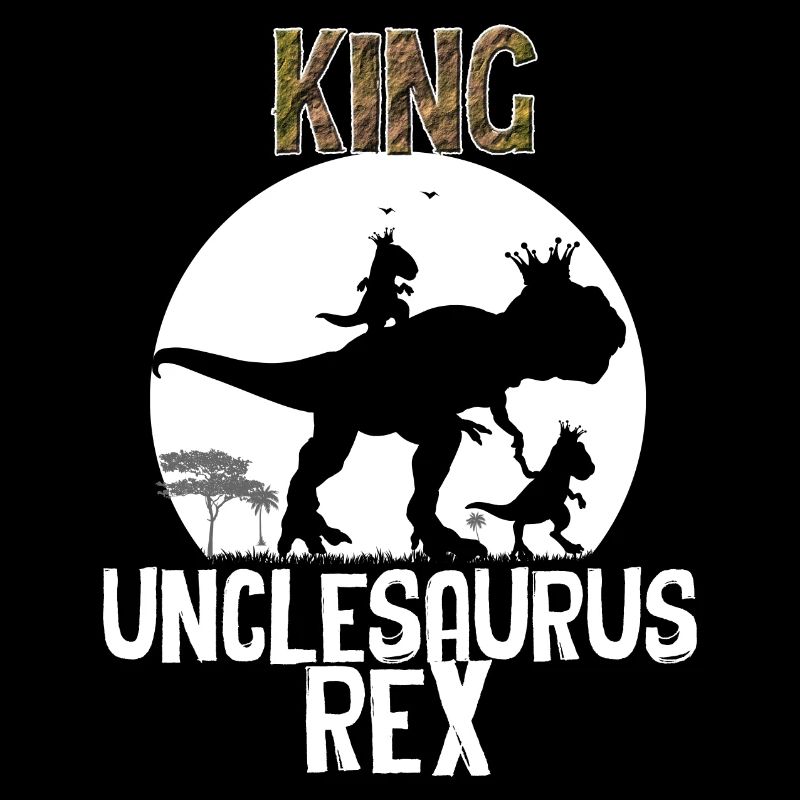 King Unclesaurus Rex Gift For Uncle