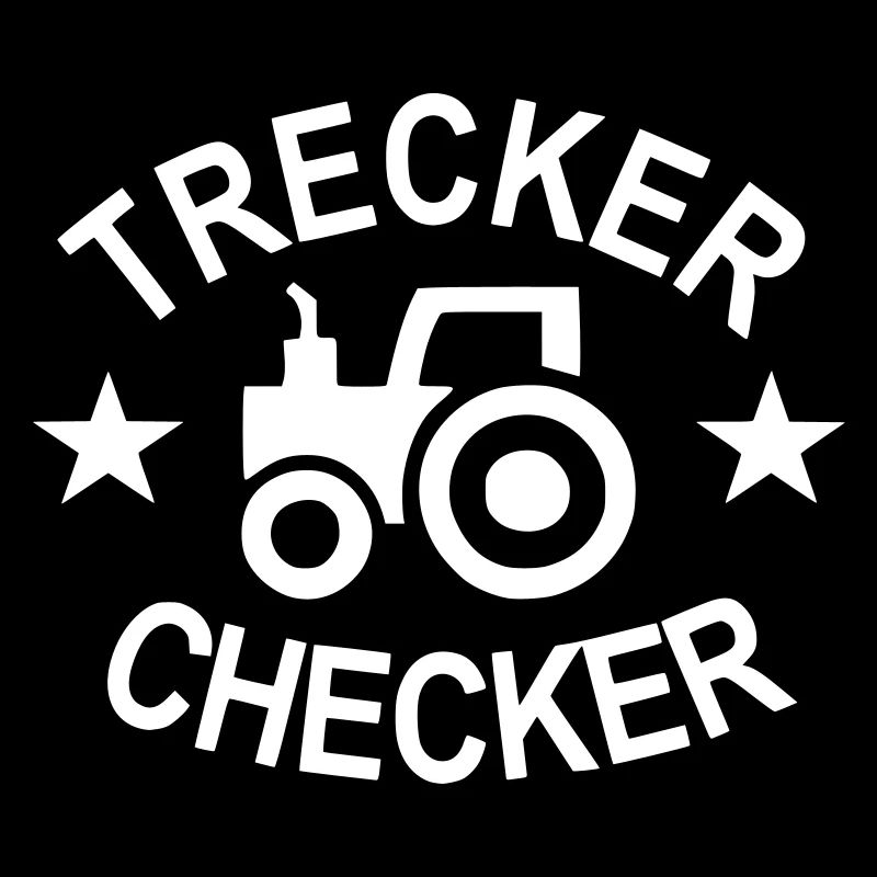 Trecker checker mit dem Traktor