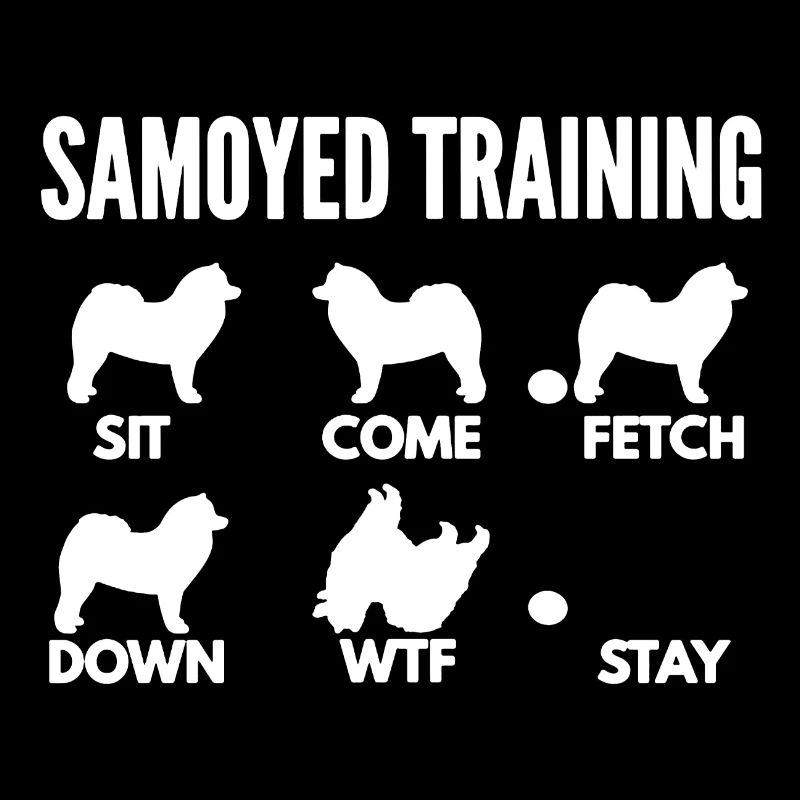 Samoyed Training Samoyed Hund Tricks T-Shirt