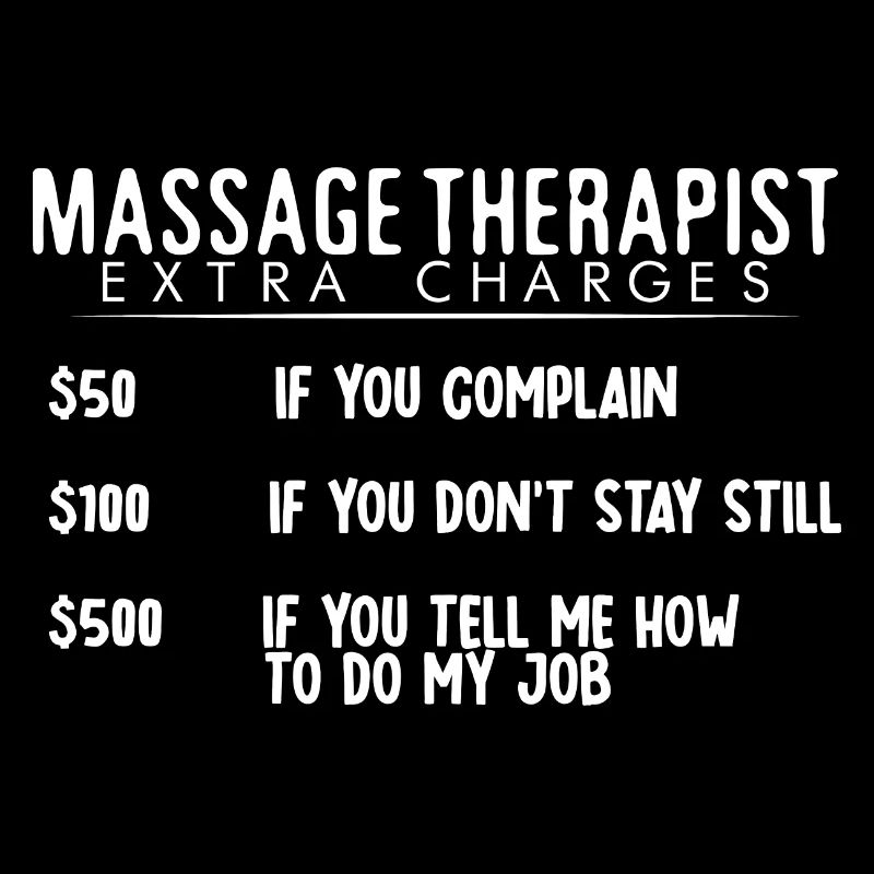 Frais supplémentaires de massage, 50 $ si vous vous plaignez 4
