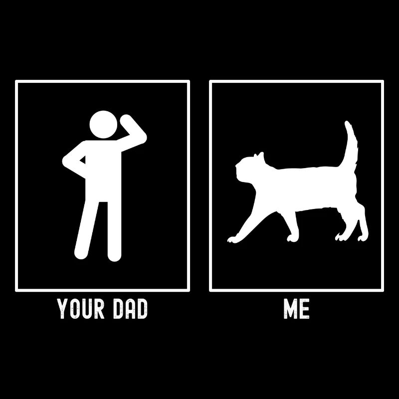 Ton père - moi - chat go