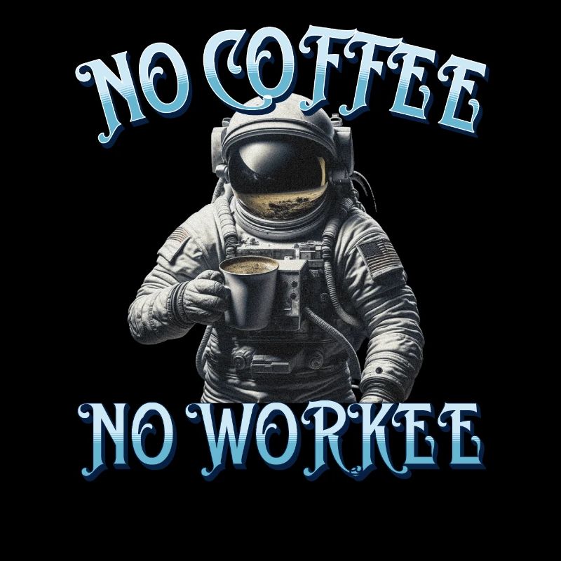 No Coffee No Workee Working Without Coffee Bean