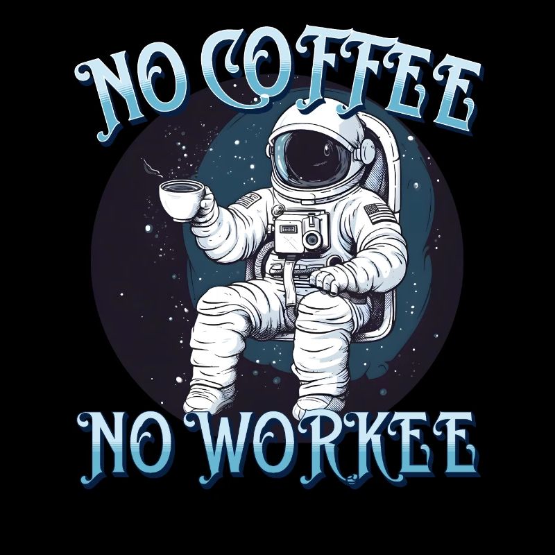Pas de café, pas de travailleur travaillant sans grain de café