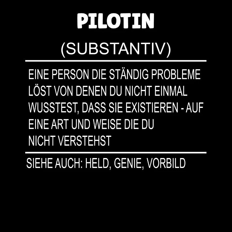 Wörterbuch Erklärung Pilotin Held, Genie, Vorbild