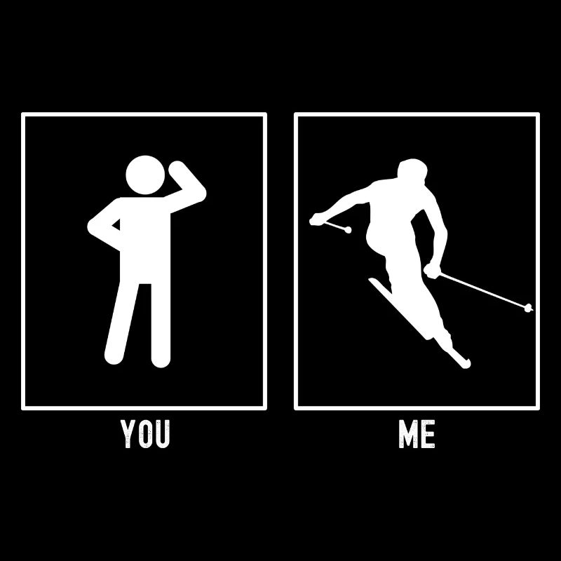 Vous - Moi - Skier ci-dessous