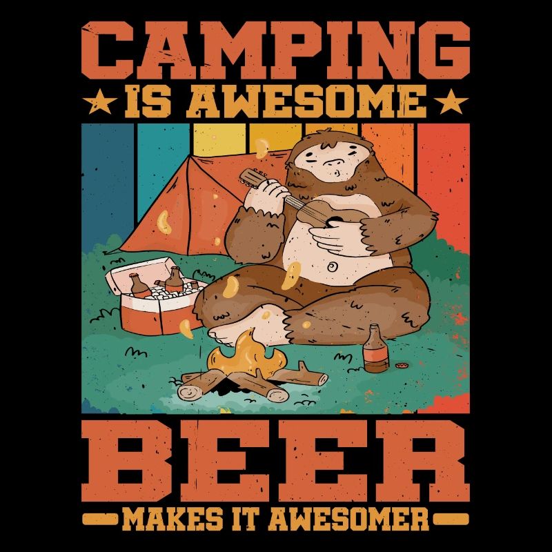 Camping Is Awesome, Beer Makes It Awesomer 2