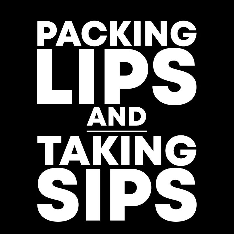 Packing lips and taking sips 2